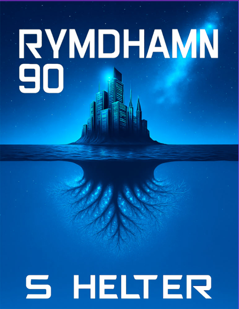 Bokomslag Rymdhamn 90 av S Helter